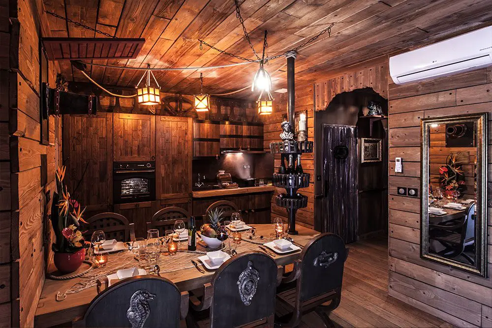 Cuisine dans la suite prestige Barbe noire
