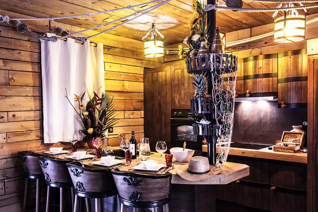 Cuisine de la suite Privilège à l'hôtel 4 étoiles au Cap d'Agde